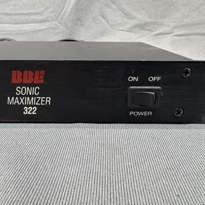 Vintage BBE 322 Sonic Maximizer Rack Mount 322 1990s - Black image 2