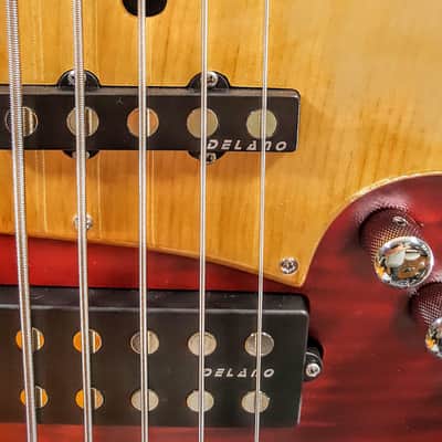 Maruszczyk Elwood X 5a-24+ 2016 'Red burst' Flame Maple Top & Back image 3