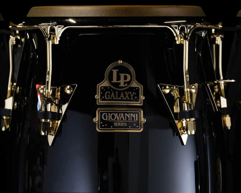 LP Special Edition Giovanni Galaxy CCII Z 12-1/2 Tumba Mango Piano Black Gold image 1