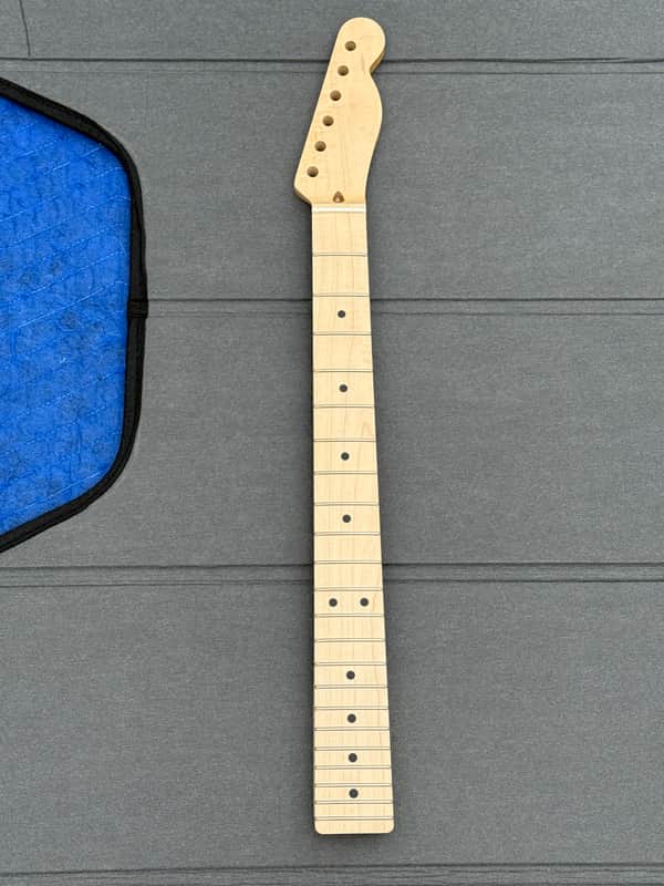 American Fender Telecaster Flamed 1-piece Maple Neck Standard Thin by Warmoth USA w/ Fender locking tuners image 1