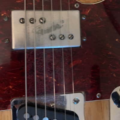 1971  Fender Cunife Telecaster with Bigsby, Maple Fretboard, CuNife pup and GFS pup, Red/Natural image 6