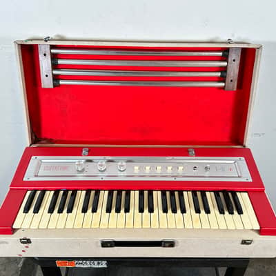 Vintage Red Chitatone T-6 Rare Japanese Organ Transistor Synth (Farfisa Style)