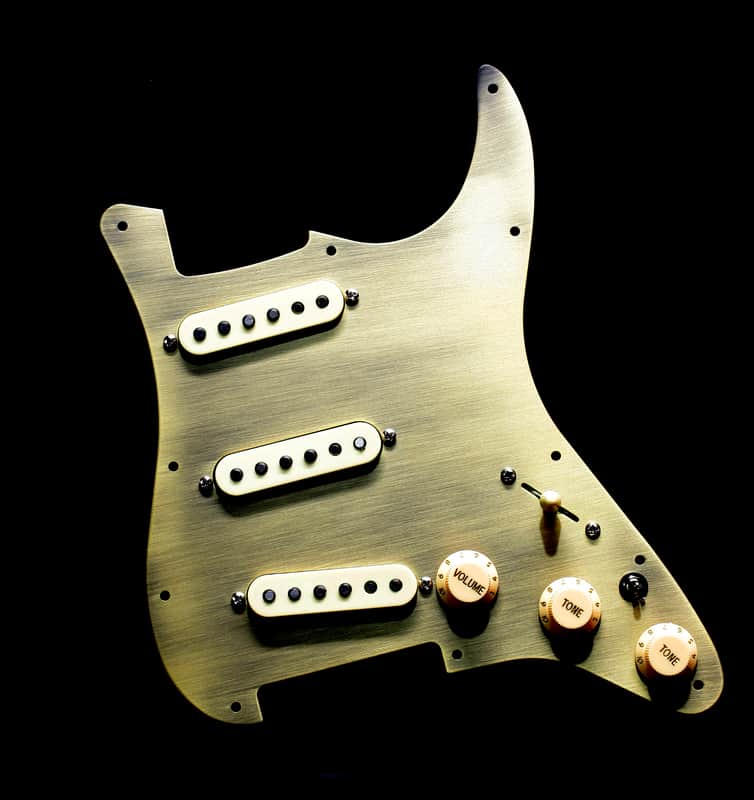 Carparelli 9-Way Strat Wiring Mod – Fully Loaded Pickguard, Vintage Single Coils, CTS Pots image 1