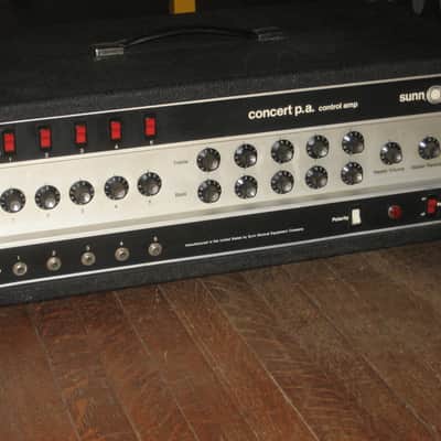 Sunn Concert P.A. Control Amp, Pro Refurbed Vintage Solid State LOUD image 1