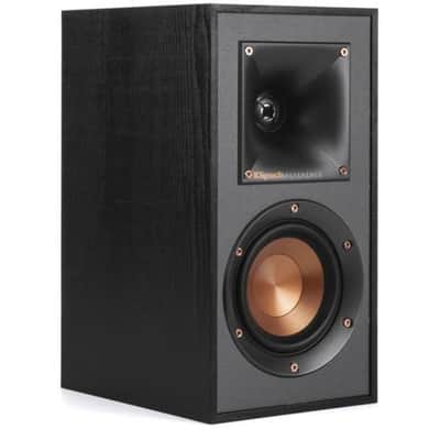 Klipsch Reference R-41M Bookshelf Home Speakers, Black Textured Wood Grain Vinyl, Pair image 2