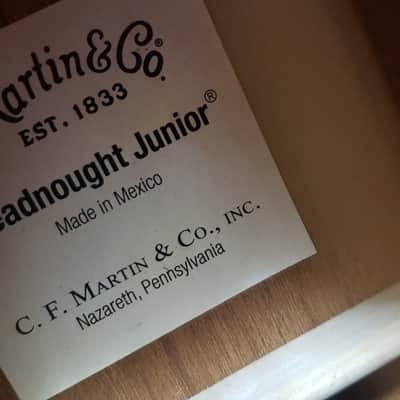 Martin Guitars DJR-10 Dreadnought Junior with Gig Bag - Excellent image 4
