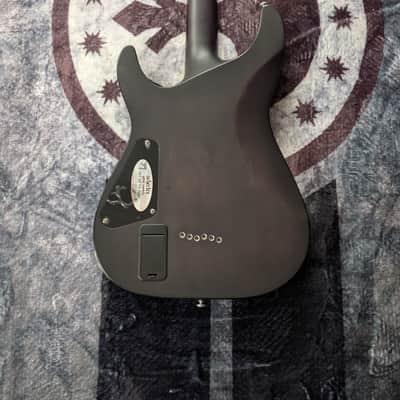 2017 Schecter C-1 Platinum with Ebony Fretboard - Satin Black image 7
