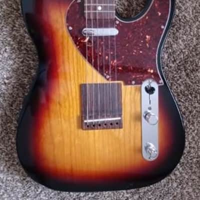 Fender Acoustasonic Telecaster 2011-12 sunburst image 3