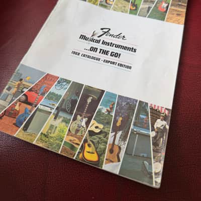 Rare 1968 Fender Catalog Export Edition Case Candy image 4