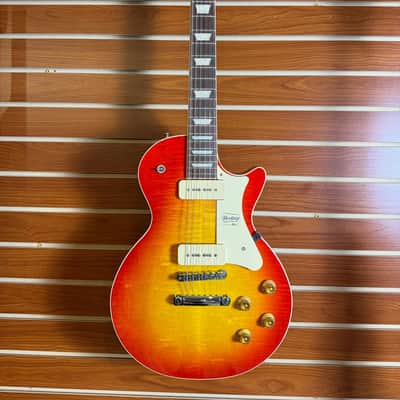 Heritage Standard Collection H-150 P90 Electric Guitar with Case, Vintage Cherry Sunburst — HRT-010114103 image 2
