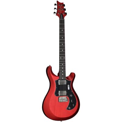 PRS Paul Reed Smith S2 Standard 24 Satin Pattern Thin Electric Guitar (with Gig Bag), Satin Red Apple Metallic image 2