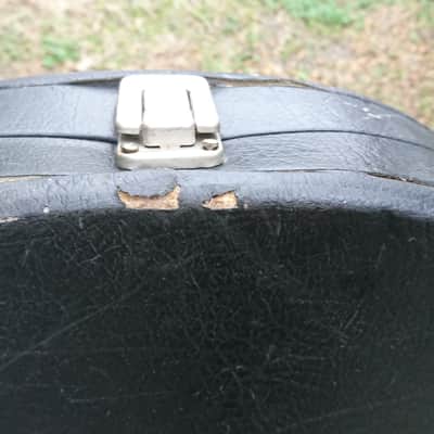 60s 70s vintage Polverini Italian Hard Shell Wood Case for Electric Bass image 17