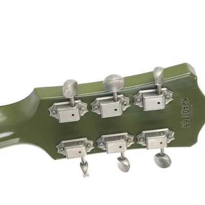 Eastman Guitars SB55DC/TV Limited-Edition Electric Guitar in Olive Green w/ Case image 9