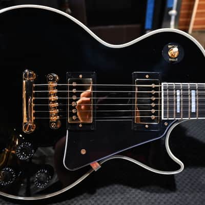 Burny Les Paul Custom P90 Ebony 2023 Electric Guitar | Reverb