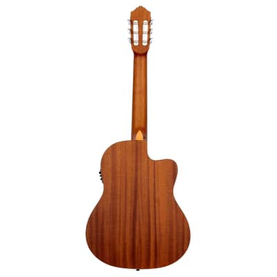 Ortega Family Series Pro Solid Top Acoustic-Electric Nylon Classical Guitar w/ Bag image 4