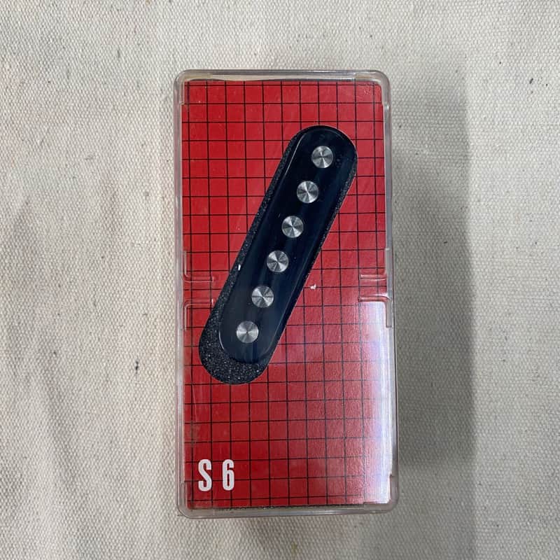 Schaller S-6 S type single coil pickup 1980's - Black image 1