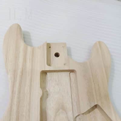 Unfinished Poplar Wood Stratocaster Strat Style Body image 15