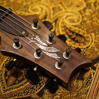 2009 PRS Modern Eagle II Faded Blue Jean, Dalbergia Rosewood Neck image 9