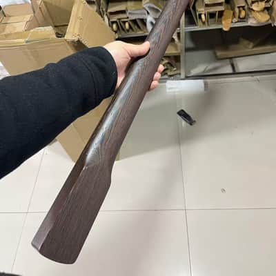 4-string electric bass neck jazz bass  20 frets  wenge guitar neck 34inch hole 18mm wenge  abalone inlay image 4