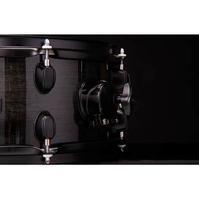 Mapex MPX Maple/Poplar Hybrid Shell Side Snare Drum Regular 12 x 6 in. Transparent Midnight Black image 4