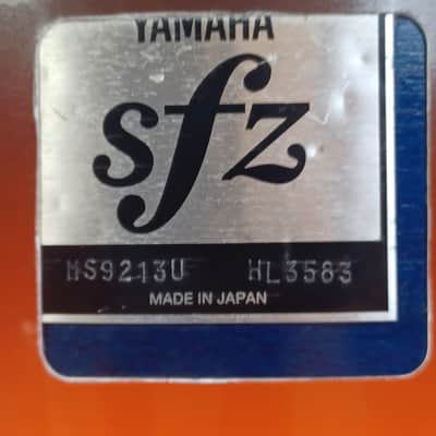 Yamaha 11x13" SFZ 9300 Marching Snare Drum Cherry-Black Fade Japan Die-Cast Rims image 2