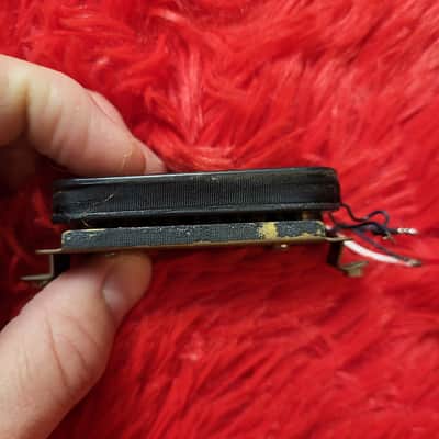 DiMarzio DP100 Super Distortion 1977 - Double Black - 2 Conductor - Brass Baseplate - Not Functioning Both Coils Open image 6