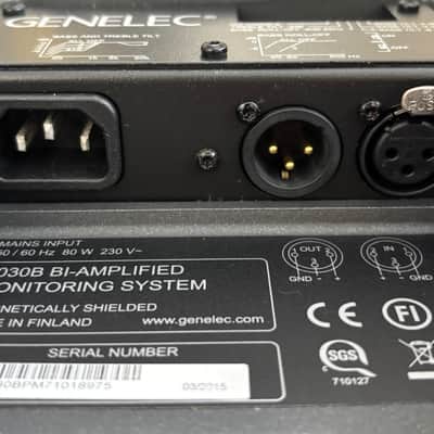 Genelec 8030B Studio Monitors - 5" Powered (Pair) 2013 - 2017 - Gray image 11