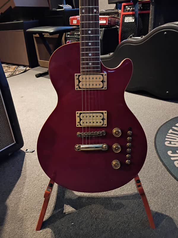 Cort Effector LP 1980's - Cherry Red image 1