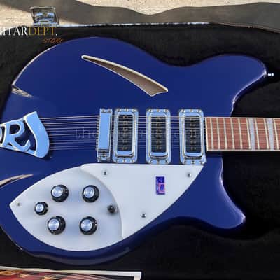 ♚TIMEWARP♚RARE♚2009 Rickenbacker 370-12 String ♚ MIDNIGHT BLUE ! ♚360♚£80 SETUP♚ image 5