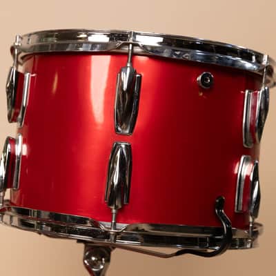 1980s Premier Soundwave Polychromatic Red Drum Set image 18
