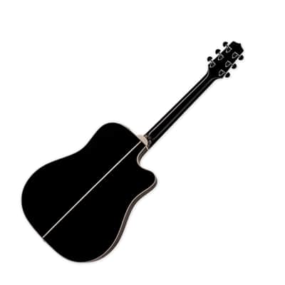 Takamine EF341SC Acoustic Lefty Guitar Gloss Black image 2