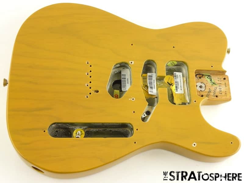 Fender American Professional II Telecaster BODY, Tele Pine Butterscotch Blonde image 1