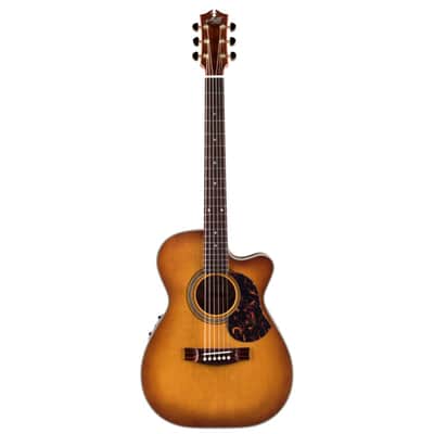 Maton EBG808C Nashville Acoustic-Electric - Vintage Amber Burst image 2