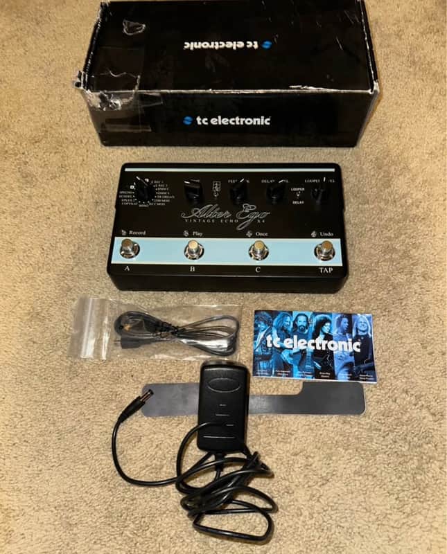TC Electronic Alter Ego X4 Vintage Echo Delay 2015 - Present - Black image 1