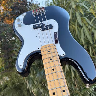 1979 Fender International Series Precision Bass - Cathay Ebony - Maple Fretboard - OHSC image 12