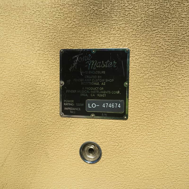 Fender Tone-Master 412 Enclosure 4x12
