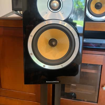 B&W Bowers Wilkins CM5 With Matching Center Speakers, Two Cast Iron Stands. image 2