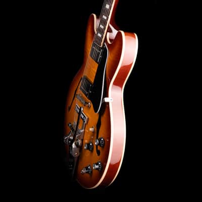 Pre-Owned 2022 Gibson ES-335 Figured Iced Tea with OHSC image 4