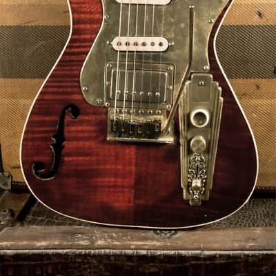 Postal Custom Memphis Rocket Red Flamed Maple image 11