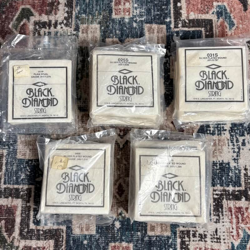 Vintage Black Diamond Single Strings Lot of 86! image 1