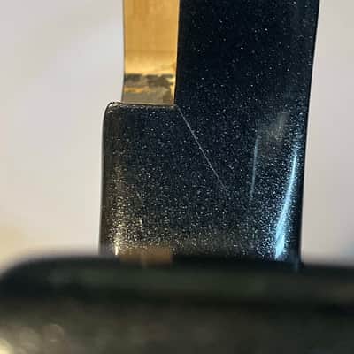 2020 Indonesian Kramer Nightswan Metallic Jet Black Guitar Body Floyd Ready 24.75" image 21