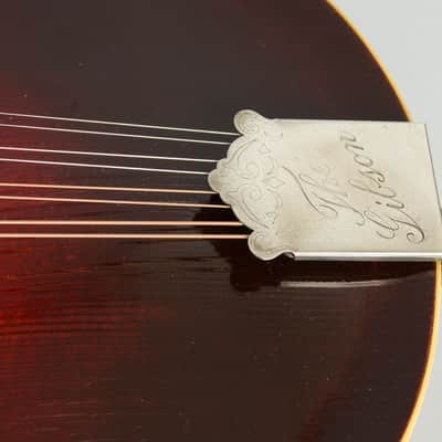 Gibson  Model A-4 Snakehead Carved Top Mandolin (1923), ser. #73657, original black hard shell case. image 16