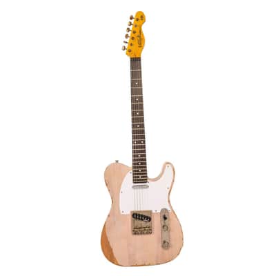 Vintage Icon Series V62 Distressed SS Electric Guitar - Ash Blonde - Open Box image 2