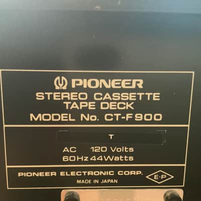 Pioneer CT-F900 Cassette Tape Deck - Pro Serviced image 3
