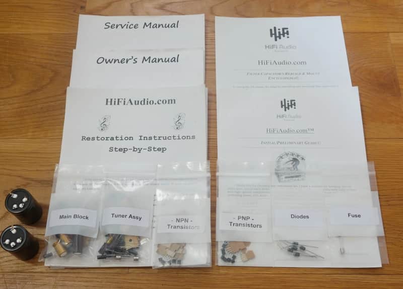 Yamaha CR-440 restoration kit filter capacitor repair rebuild fix image 1