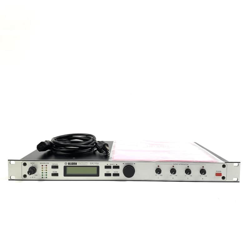 Klark Teknik DN7204 2000s - delay and eq Silver TGHM image 1