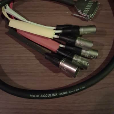 TWO - ProCo Acculink ACN8 DB25-Male XLR snakes 5' image 4