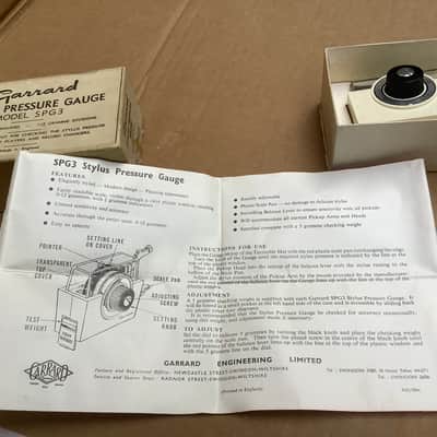 Garrard Model SPG3 Stylus Pressure Gauge, in Box, Made in England image 5