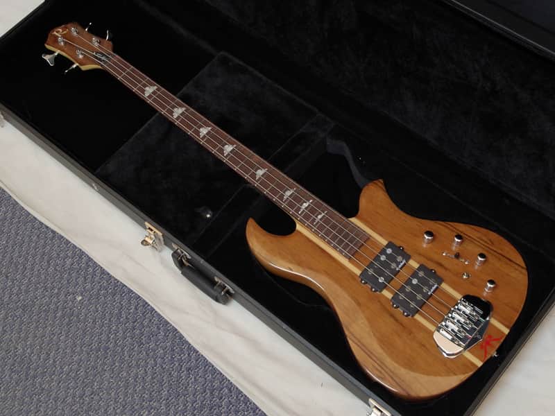 BC RICH Greg Weeks EAGLE 4-string Signature BASS guitar Koa w/ Hard Case - NEW image 1