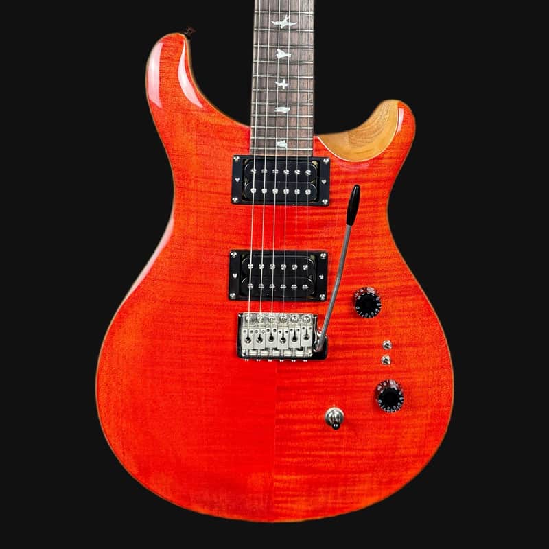 PRS SE Custom 24-08 Electric Guitar in Blood orange image 1